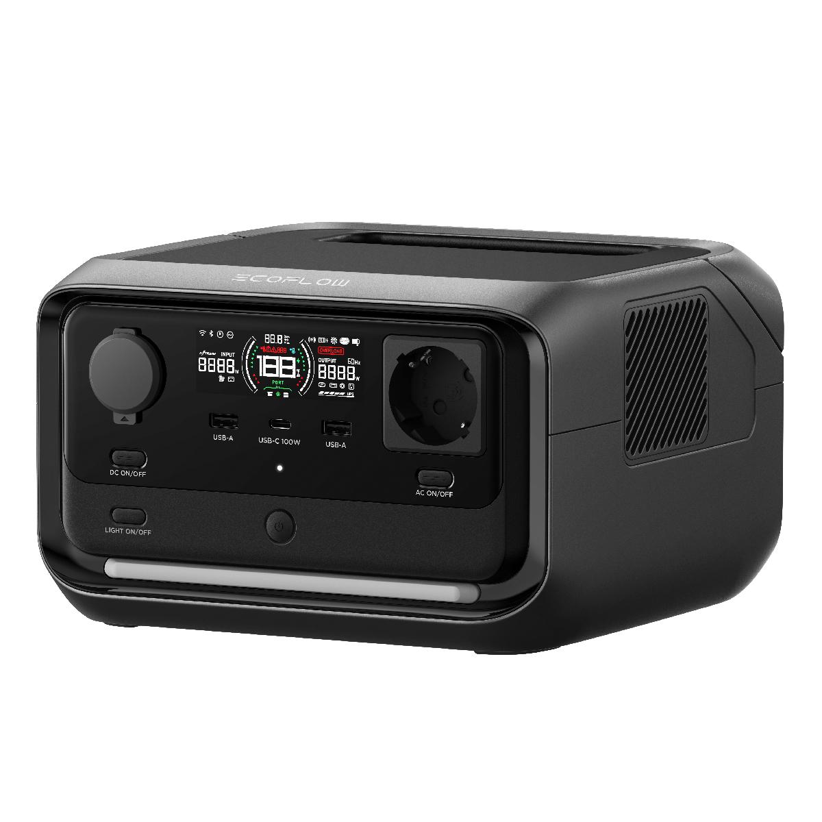 Портативная зарядная станция EcoFlow RIVER 3 Plus (286 Втч)